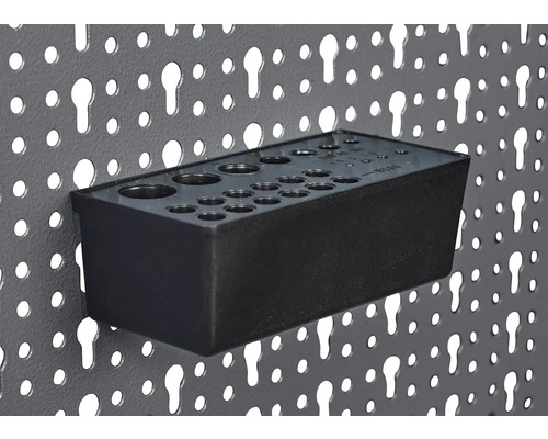 Werkzeughalter für Lochwand zur Aufbewahrung von Bohrern