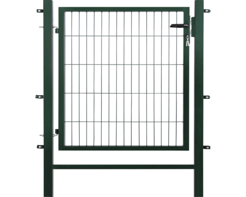 Gartentor aus Drahtgitter mit Schloss