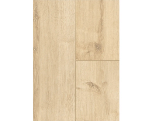 Nahaufnahme von Laminatboden in Holzoptik