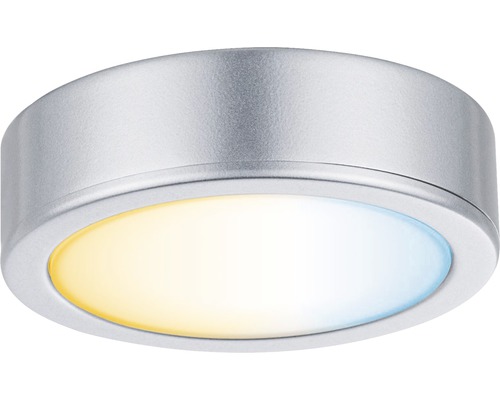 Éclairage de meuble Paulmann 85 lm 2700- 6500 K Clever Connect Tunable White Spot Disc chrome/mat 12V