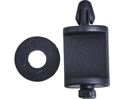 Rivet en plastique avec rondelle