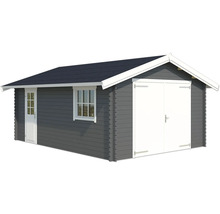 Abri de jardin en bois avec double porte et fenêtre