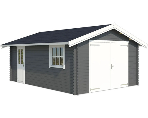 Abri de jardin en bois avec double porte et fenêtre