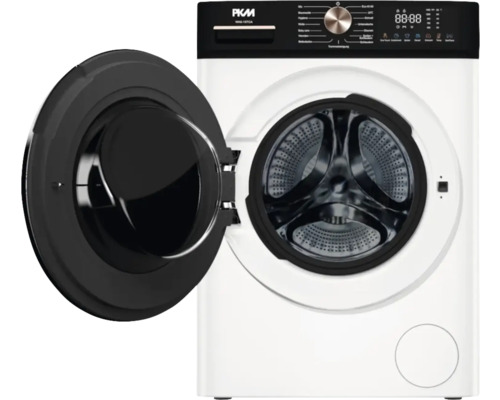 Machine à laver avec porte ouverte