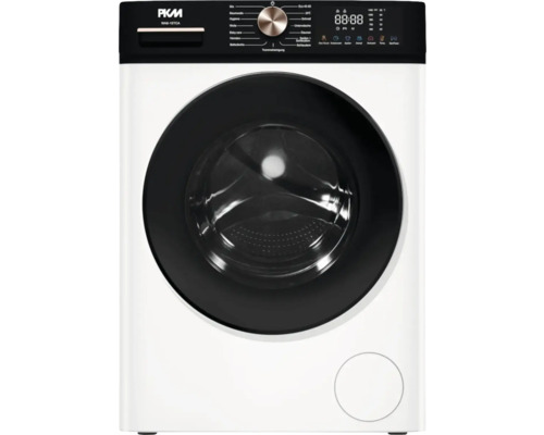 Lave-linge PKM avec différents programmes de lavage et affichage numérique