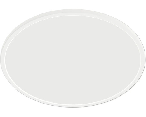 Plafonnier LED à intensité lumineuse variable 16W 2000 lm 2200- 6500 K Ø 29 cm Valen blanc avec télécommande Miroir ovale sans cadre