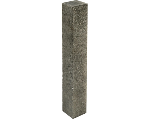 Palissade rectangulaire iMount Classy basalte 12,5 cm x 12,5 cm x 80 cm