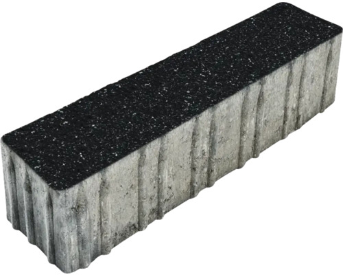 Pflasterstein Rechteckpflaster iWay Riemchen Linear Basalt 24 cm x 6 cm x 7 cm Rechteckiger Pflasterstein aus Beton mit geriffelter Oberfläche