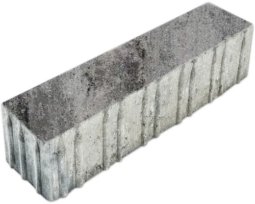 Pflasterstein Rechteckpflaster iWay Riemchen Linear Greige 24 cm x 6 cm x 7 cm Grauer Pflasterstein mit geriffelten Kanten