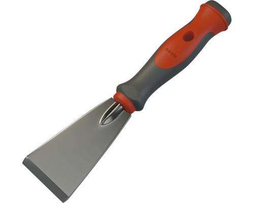 Akkit Fliesenstemmspachtel 60 mm 3K-Griff Spachtel mit Kunststoffgriff