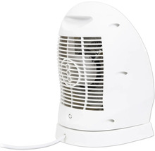 Radiateur soufflant blanc avec grille de protection