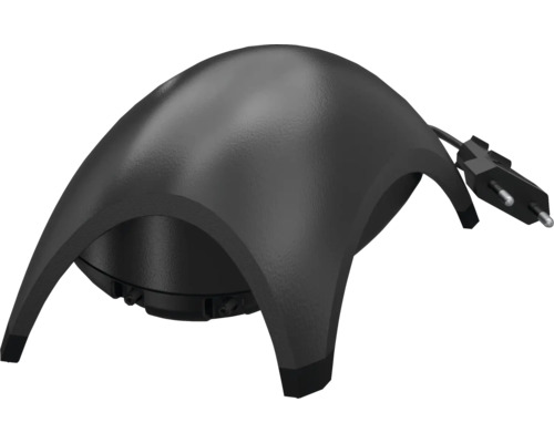 Schwarze Teichleuchte mit Stecker