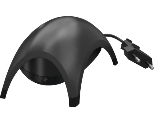 Schwarze Zimmerbrunnenpumpe mit Stecker