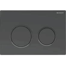 Plaque de commande Geberit avec deux boutons ronds