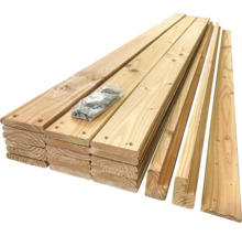 Kit de construction en bois avec vis