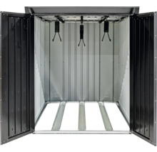 Offene Metall Gartenbox mit Halterungen