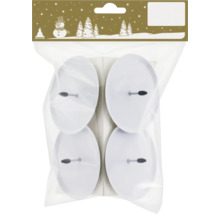 Emballage de quatre douilles de bougies en métal