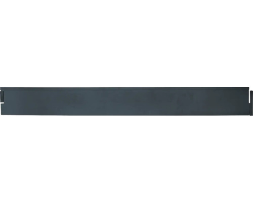 Beeteinfassung Rasenkante Stärke 0,5 mm 119 x 13 cm 4er Set anthrazit