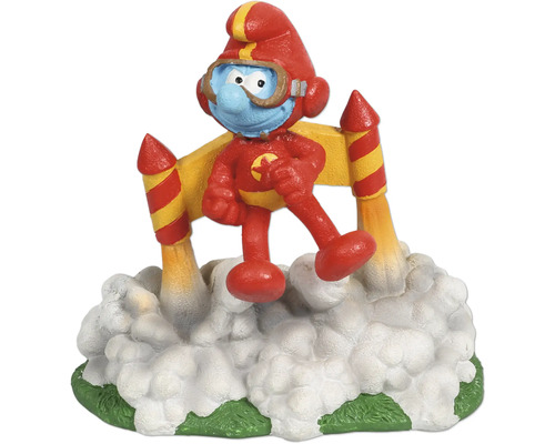 Schtroumpf astronaute figurine décorative sur nuage