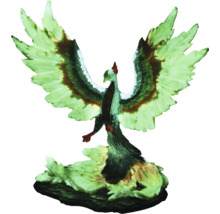 Dekorative Vogelstatue mit ausgebreiteten Flügeln für den Innenbereich
