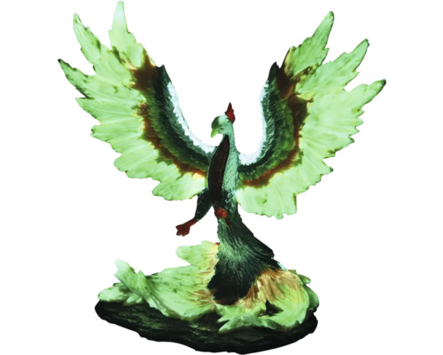 Dekorative Vogelstatue mit ausgebreiteten Flügeln für den Innenbereich