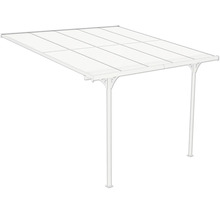 Freistehendes Carport mit transparenter Überdachung