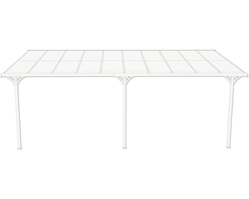 Toit de terrasse indépendant avec toit transparent