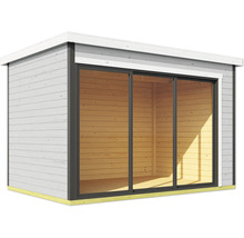 Abri de jardin avec porte coulissante