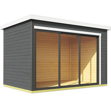 Abri de jardin avec porte coulissante