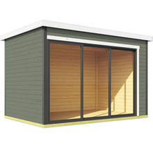 Abri de jardin avec porte coulissante