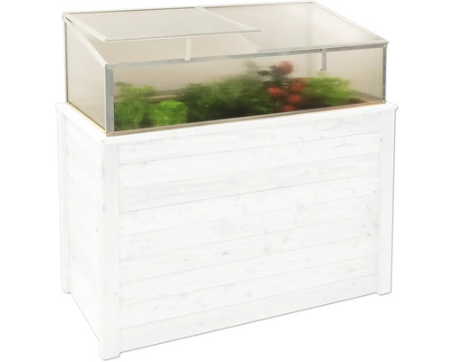 Jardinière surélevée avec serre pour le jardin