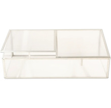 Châssis de culture avec couvercle transparent.