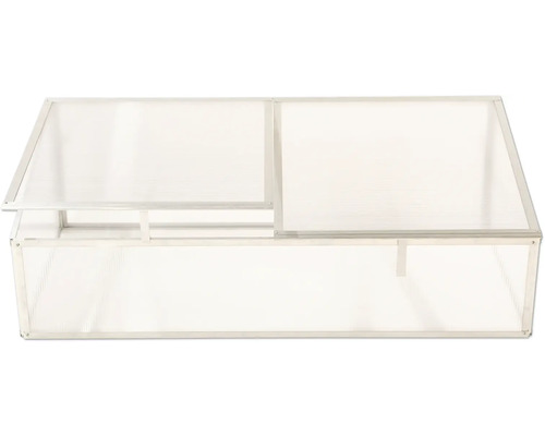 Châssis de culture avec couvercle transparent.