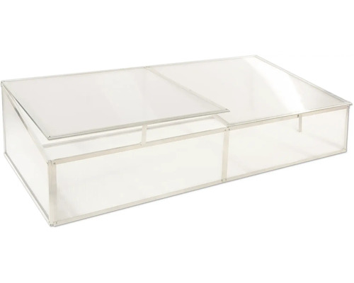 Châssis de couche avec parois et couvercle transparents pour le jardin