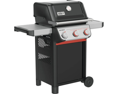 Barbecue à gaz Weber Spirit avec trois brûleurs et tablettes latérales