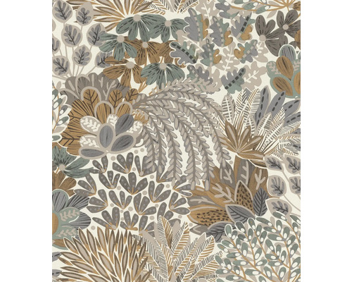 Papier peint intissé 580402 Allegretto prairie multicolore Papier peint avec motif de fleurs et de plantes