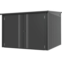 Gartenschrank aus Metall mit Doppeltür