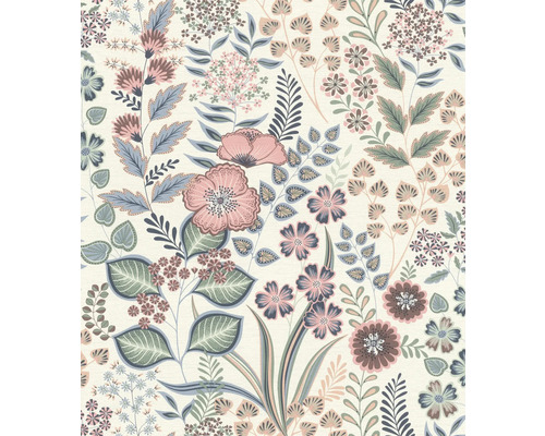 Papier peint intissé 792812 Allegretto floral rose Papier peint à motifs floraux
