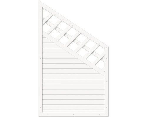 Panneau de clôture de jardin avec treillis