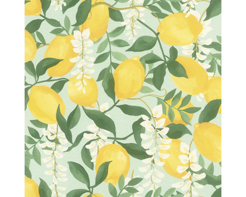 Papier peint intissé autocollant 371215 Portofino citron jaune vert 6x0,53m Papier peint intissé autocollant 371215 Portofino citron jaune vert 6x0,53m