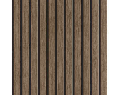 Papier peint intissé autocollant 370119 Echo acoustique marron 6x0,53m
