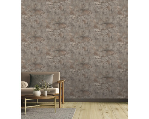 Papier peint intissé autocollant 371512 Atlas gris 6x0,53m