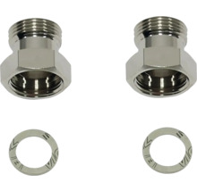 Deux raccords de tuyau avec joints