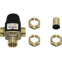 Thermostat-Mischventil mit Messingverschraubungen