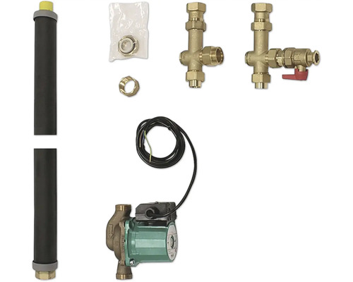 Module de système solaire Vaillant protection anti-légionelle pour ballon solaire 302076 Groupe de pompes de circuit de chauffage avec isolation thermique, vannes et accessoires