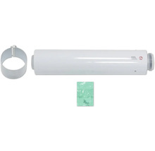 Tuyau d'évacuation des gaz de combustion avec matériel de montage