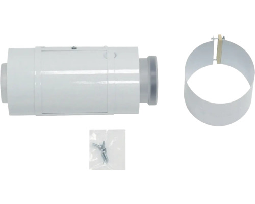 Ouverture de nettoyage Vaillant 60/100 mm concentrique PP 303918 Kit de conduit d'évacuation des gaz avec collier de serrage et matériel de fixation