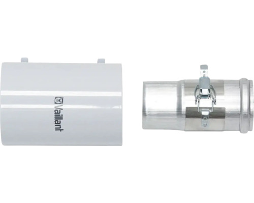 Vaillant Revisionsöffnung mit Trennvorrichtung Ø60/100 mm Aluminium weiß 303837 Vaillant Abgasrohr-Set und Bauteile