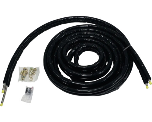 Kit de raccordement pour climatiseur avec isolation et accessoires de montage