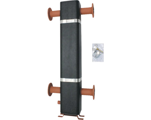 Colonne de radiateur avec raccords et matériel de fixation